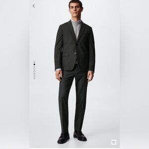 MANGO Tailored men’s wool suit
